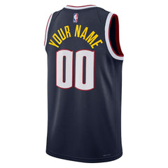 Denver Nuggets Unisex Swingman Custom Jersey Navy sale - Icon Edition