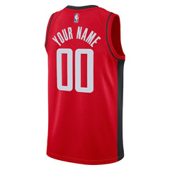 Houston Rockets Unisex Swingman Custom Jersey Red - Icon Edition