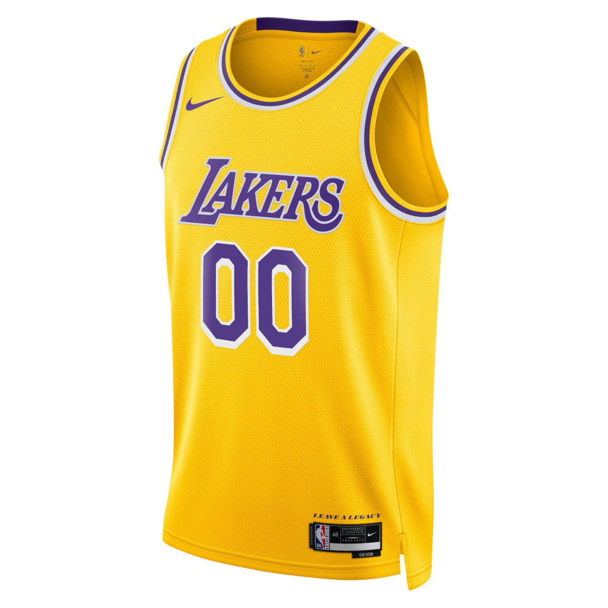 Los Angeles Lakers Unisex Swingman Custom Jersey Gold - Icon Edition