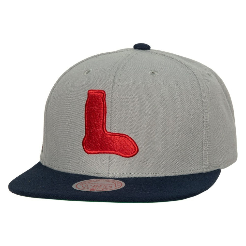Boston Red Sox Cooperstown Collection Snapback Hat Gray | Mitchell & Ness