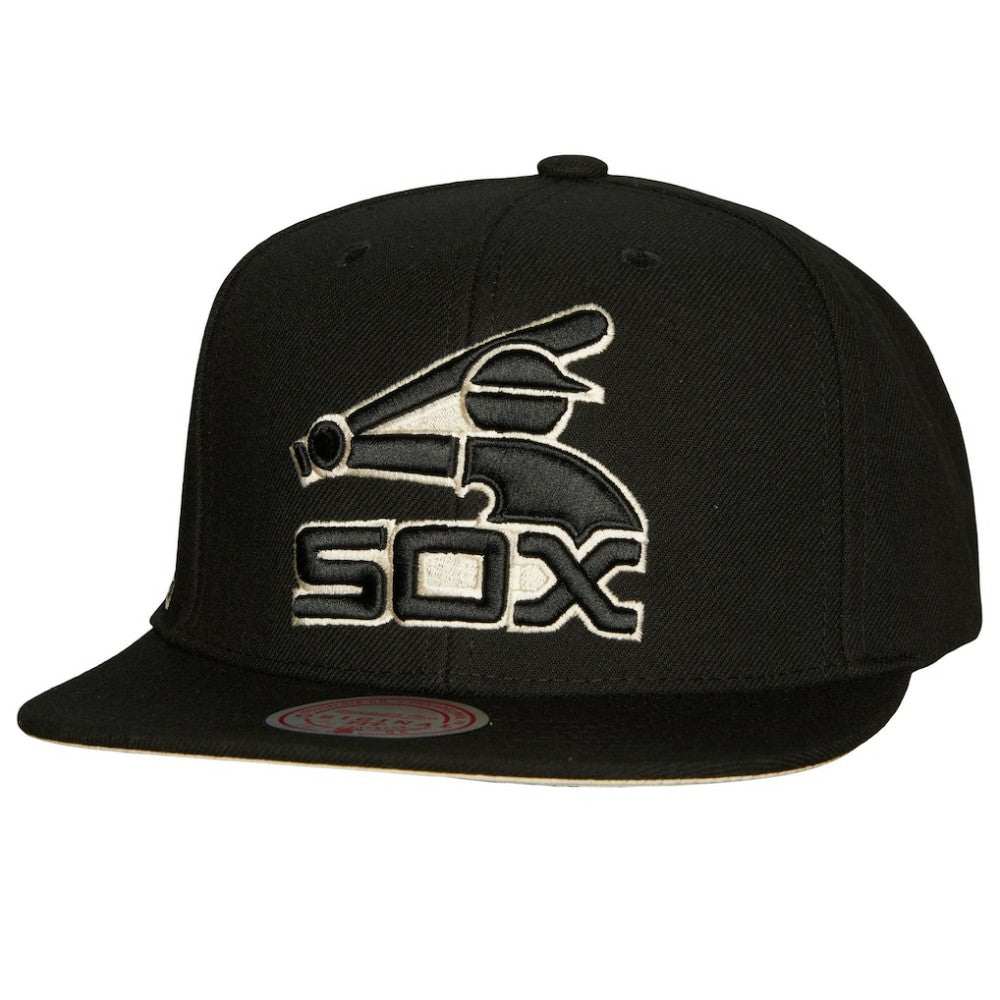 Chicago White Sox Cooperstown Collection True Classics Snapback Hat Black | Mitchell & Ness