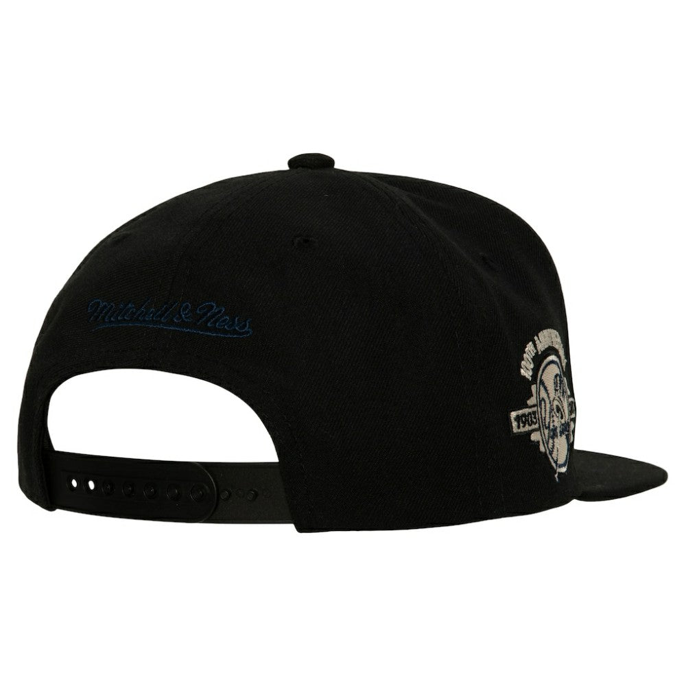 New York Yankees Cooperstown Collection True Classics Snapback Hat Black | Mitchell & Ness
