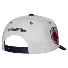 Boston Red Sox Cooperstown Collection Pro Crown Snapback Hat White | Mitchell & Ness