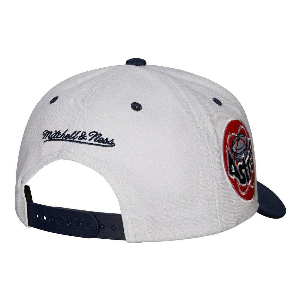 Houston Astros Cooperstown Collection Pro Crown Snapback Hat White | Mitchell & Ness