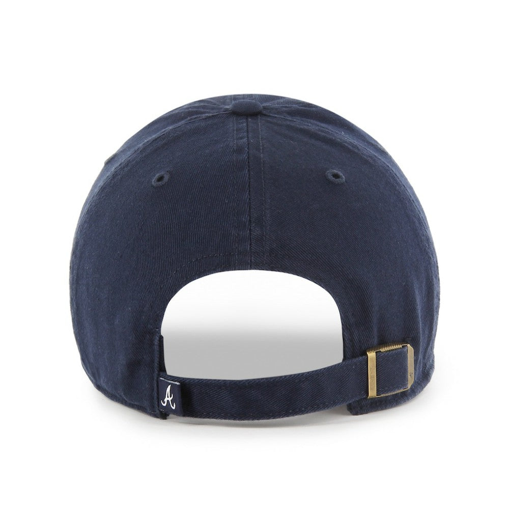 Atlanta Braves Clean Up Adjustable Hat Navy | 47 brand