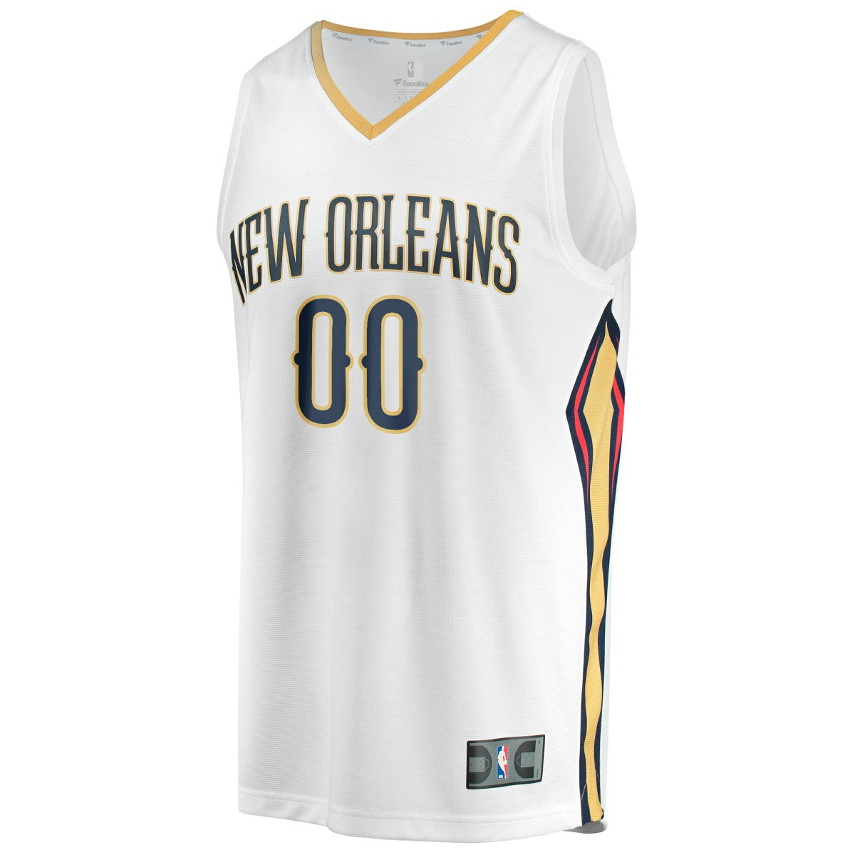 New Orleans Pelicans Youth Fast Break Replica Custom Jersey - Association Edition - White