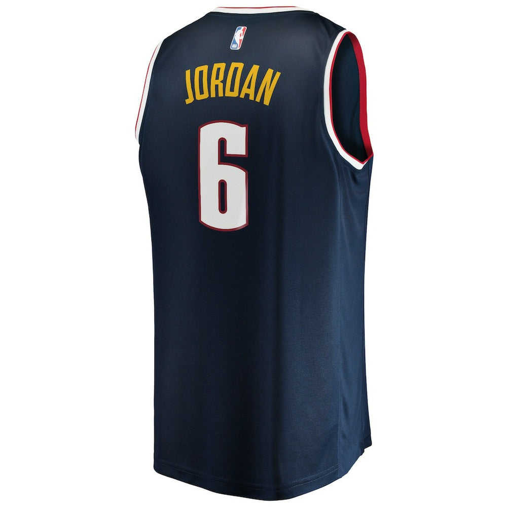 DeAndre Jordan Denver Nuggets Youth Fast Break Player Jersey sale - Icon Editi- Navy