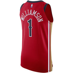 Zion Williamson New Orleans Pelicans Jordan Brand Authentic Jersey - Statement Edition - Red cheap