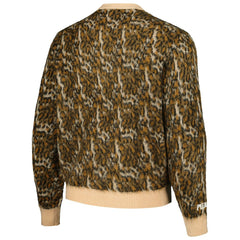 Chicago White Sox PLEASURES Cheetah Cardigan Button-Up Sweater Brown