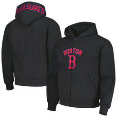 Boston Red Sox PLEASURES Opening Day Full-Zip Hoodie Black