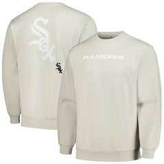 Chicago White Sox PLEASURES Ballpark Pullover Sweatshirt Gray