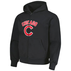Chicago Cubs PLEASURES Opening Day Full-Zip Hoodie Black