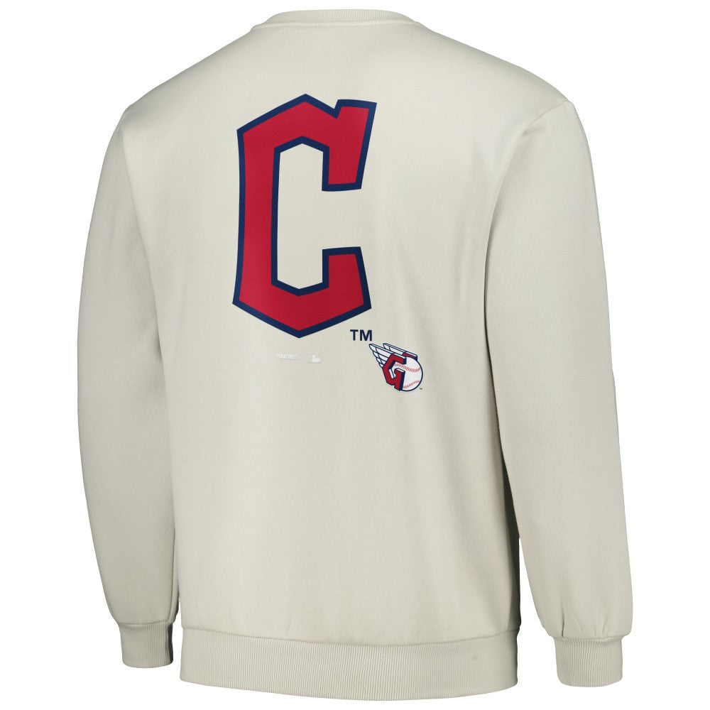 Cleveland Guardians PLEASURES Ballpark Pullover Sweatshirt Gray