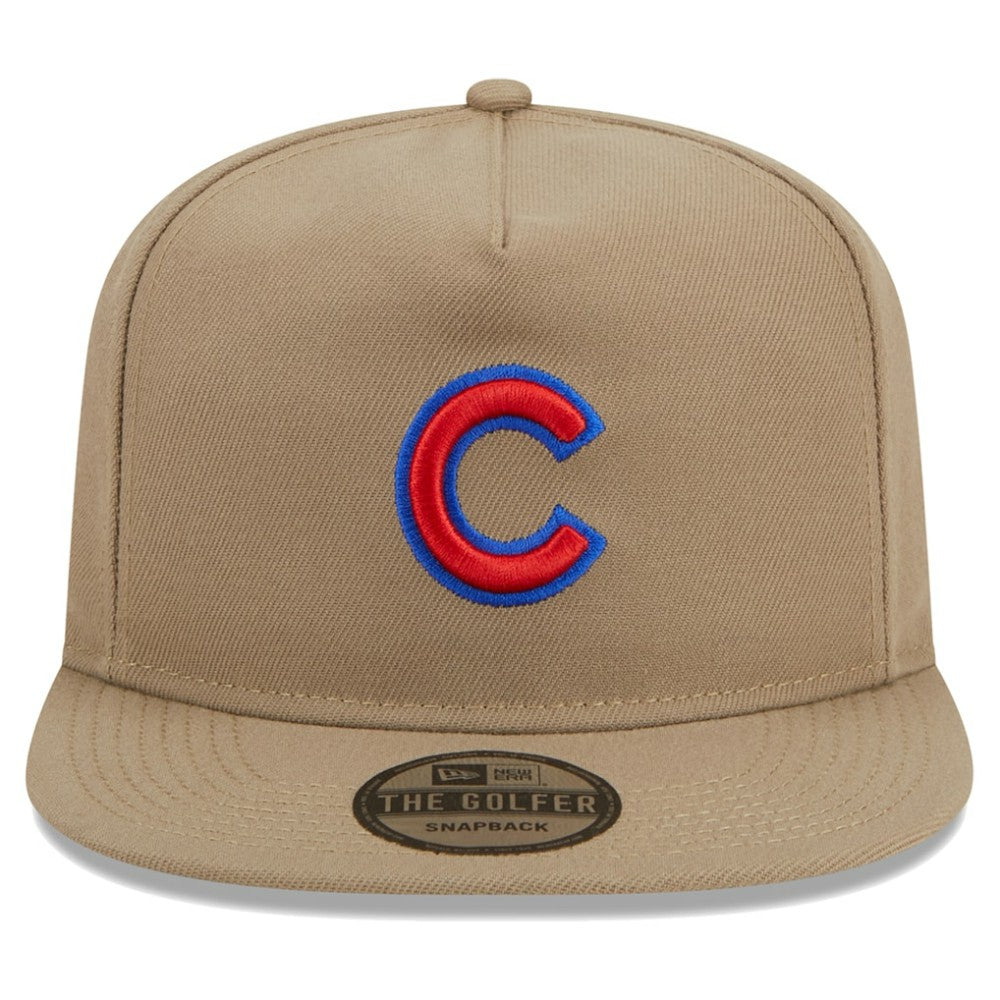 Chicago Cubs Golfer Adjustable Hat Khaki | New Era