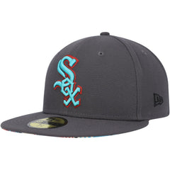 Chicago White Sox  Print Undervisor 59FIFTY Fitted Hat Graphite | New Era