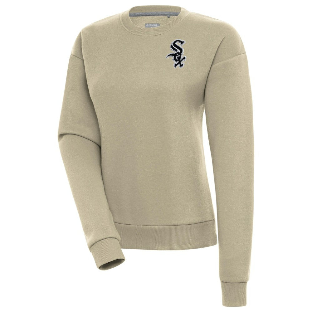 Chicago White Sox Antigua Women's Victory Pullover Sweatshirt Khaki