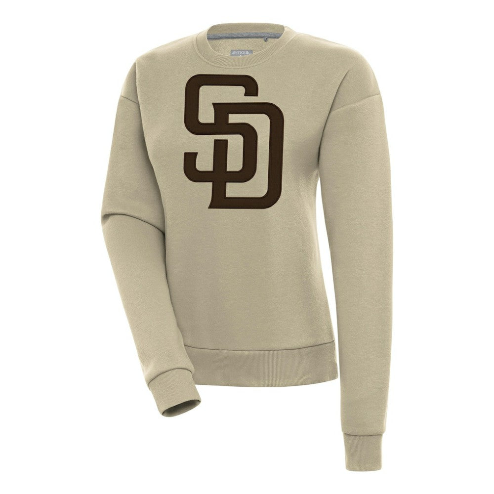 San Diego Padres Antigua Women's Victory Pullover Sweatshirt Khaki