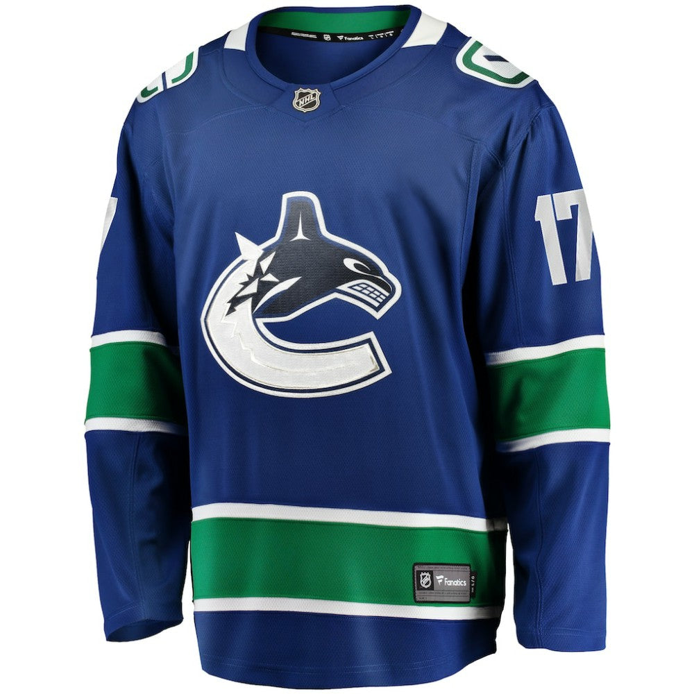 Filip Hronek Vancouver Canucks Fanatics Home Breakaway Jersey Blue