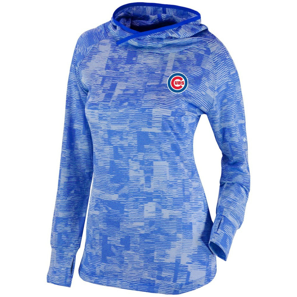 Chicago Cubs Women's Omni-Wick Sunday Ball Pullover Hoodie Royal | Columbia