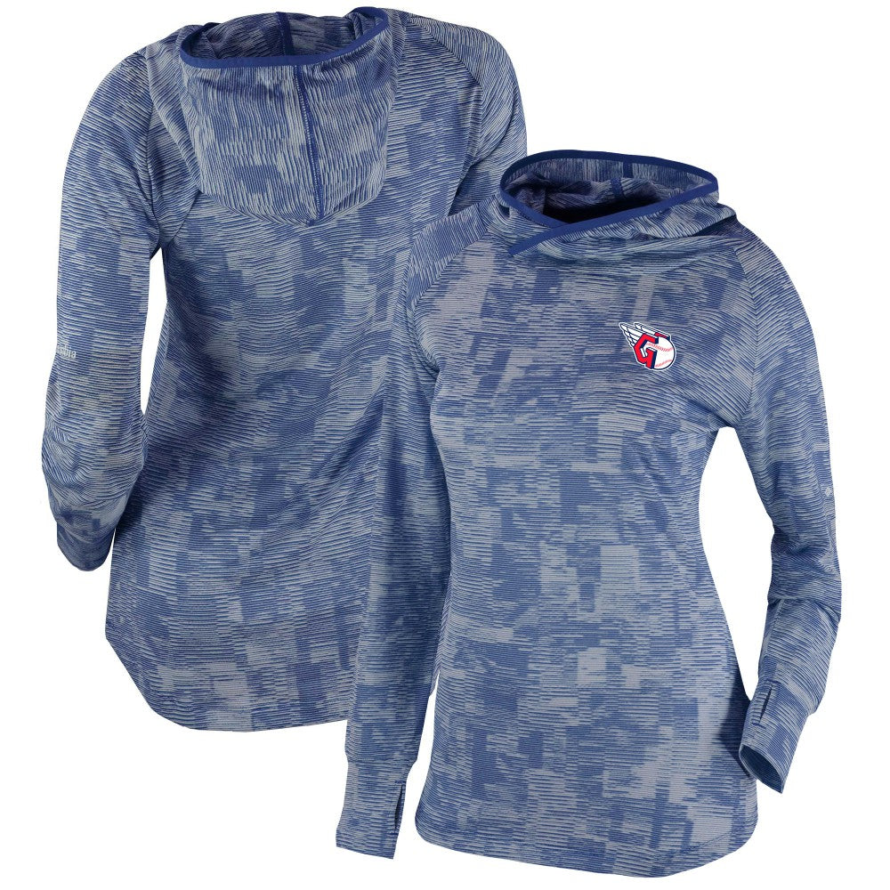 Cleveland Guardians Women's Omni-Wick Sunday Ball Pullover Hoodie Navy | Columbia