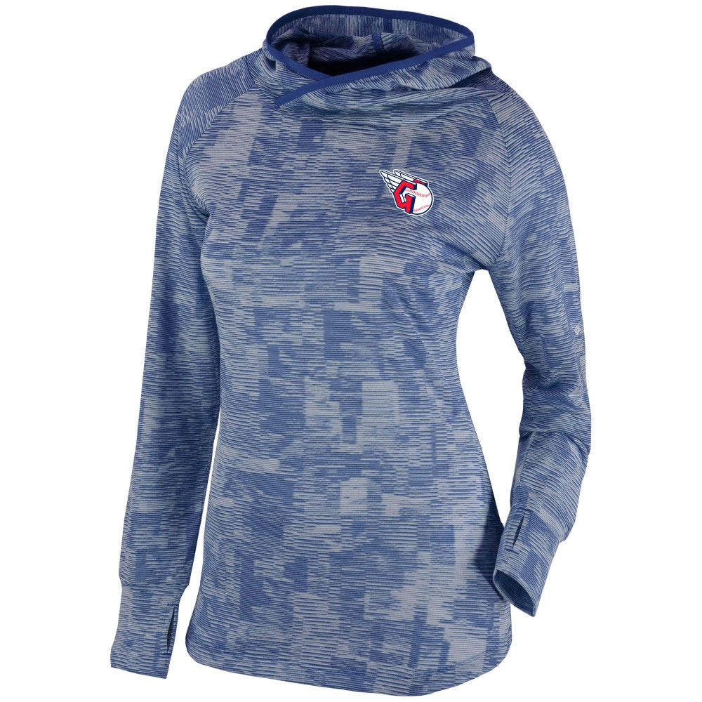 Cleveland Guardians Women's Omni-Wick Sunday Ball Pullover Hoodie Navy | Columbia