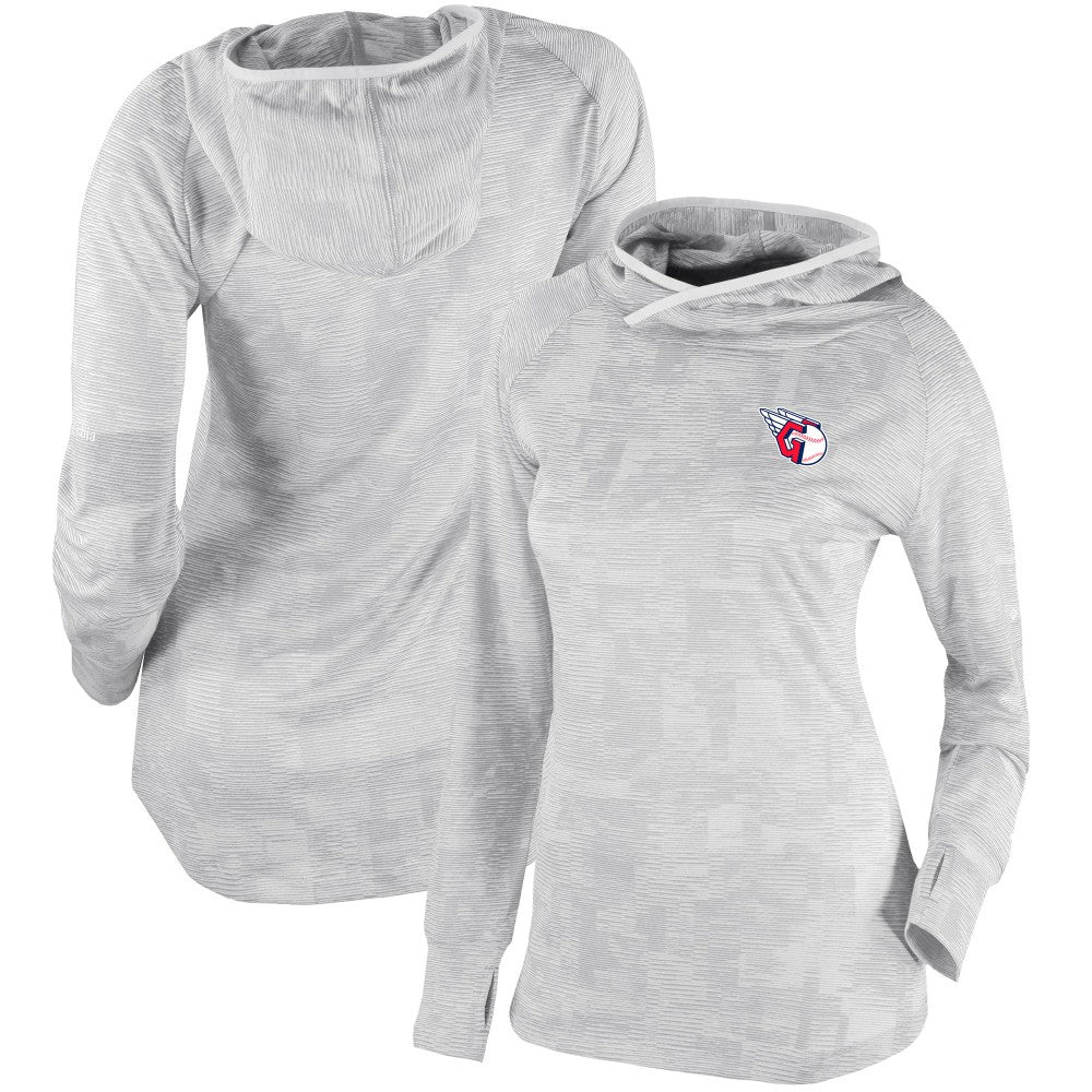 Cleveland Guardians Women's Omni-Wick Sunday Ball Pullover Hoodie White | Columbia