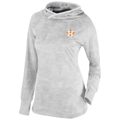 Houston Astros Women's Omni-Wick Sunday Ball Pullover Hoodie White | Columbia