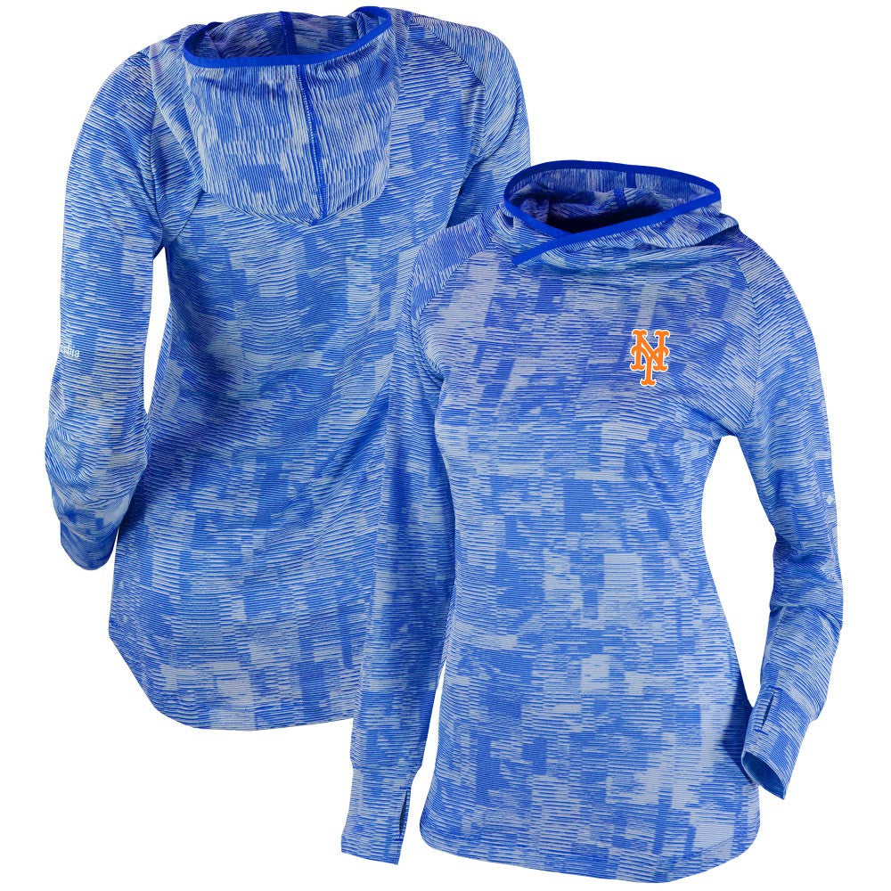 New York Mets Women's Omni-Wick Sunday Ball Pullover Hoodie Royal | Columbia