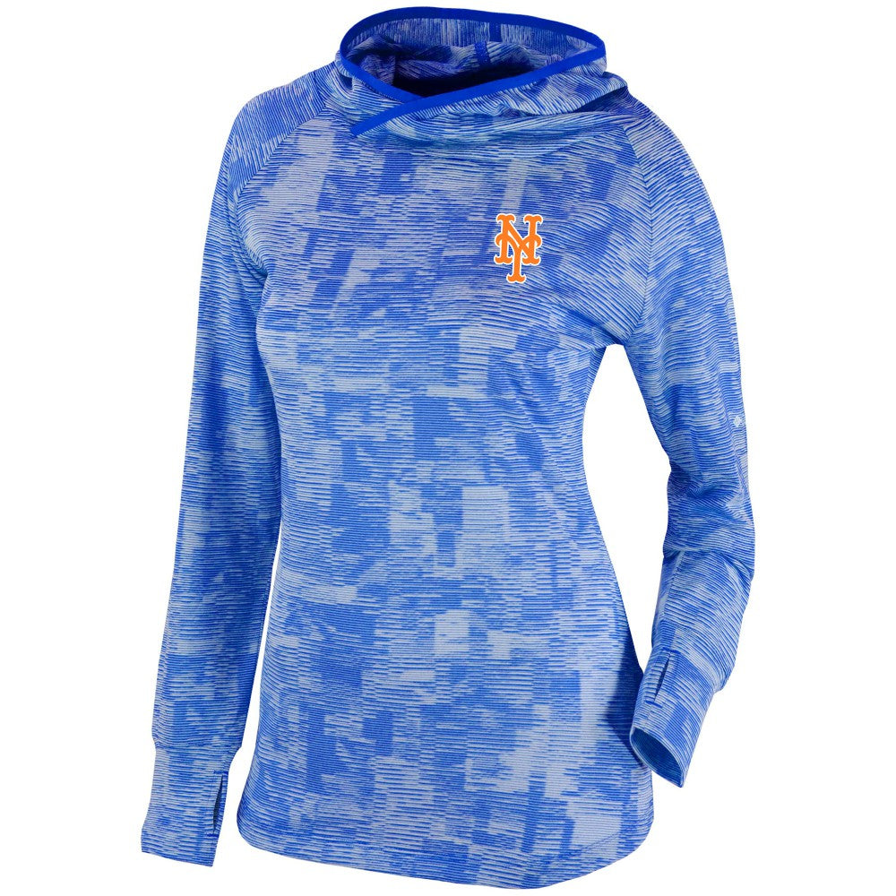 New York Mets Women's Omni-Wick Sunday Ball Pullover Hoodie Royal | Columbia