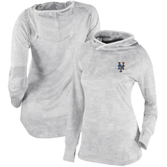 New York Mets Women's Omni-Wick Sunday Ball Pullover Hoodie White | Columbia