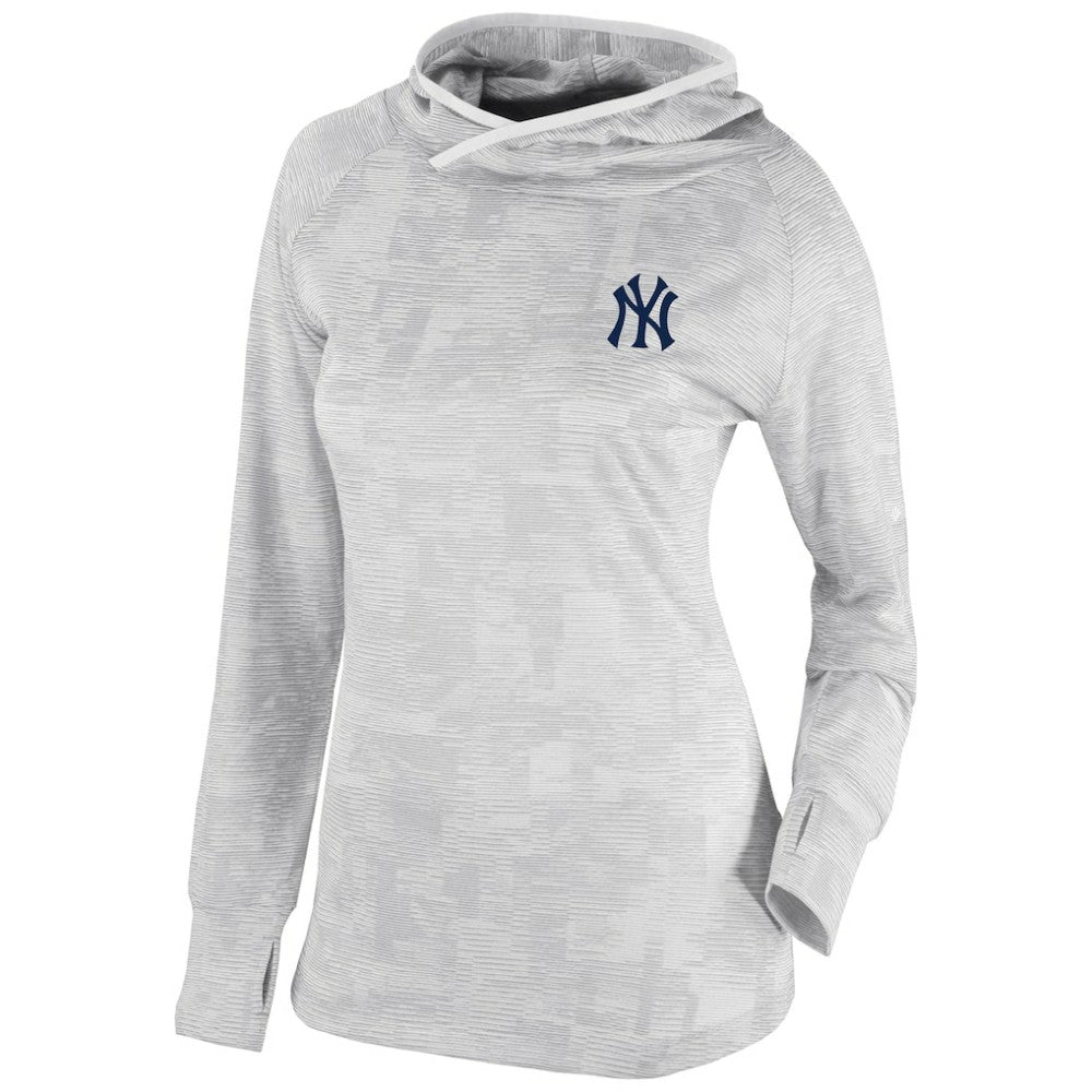 New York Yankees Women's Omni-Wick Sunday Ball Pullover Hoodie White | Columbia