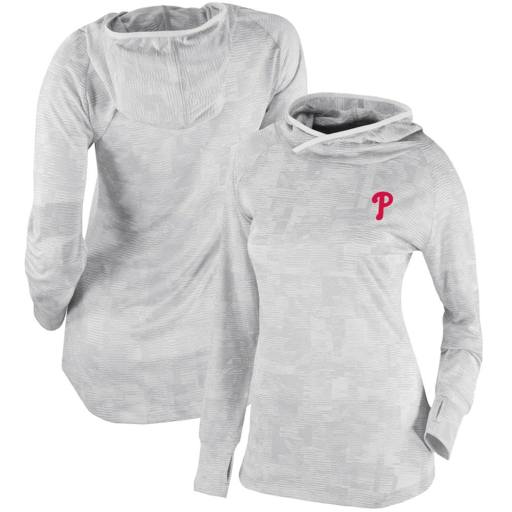 Philadelphia Phillies Women's Omni-Wick Sunday Ball Pullover Hoodie White | Columbia