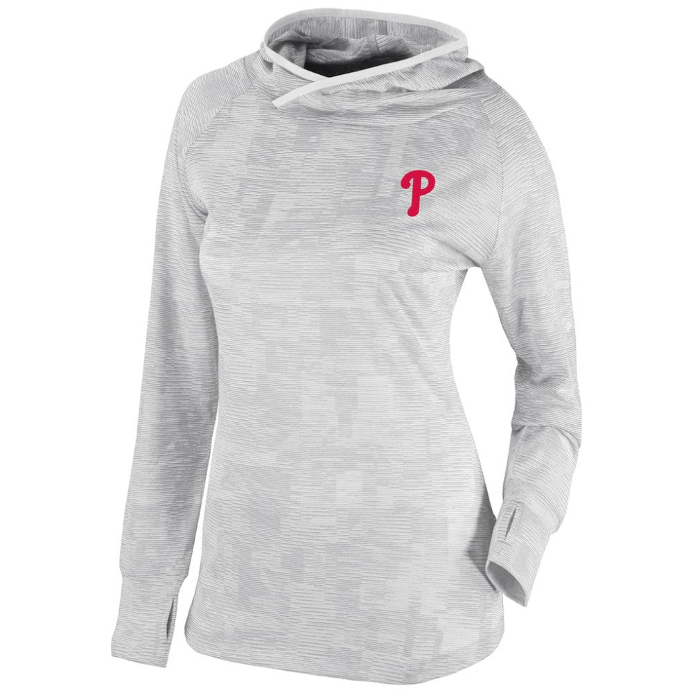 Philadelphia Phillies Women's Omni-Wick Sunday Ball Pullover Hoodie White | Columbia