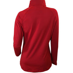 Chicago Cubs Women's Omni-Wick Outward Nine Quarter-Zip Pullover Top Red | Columbia