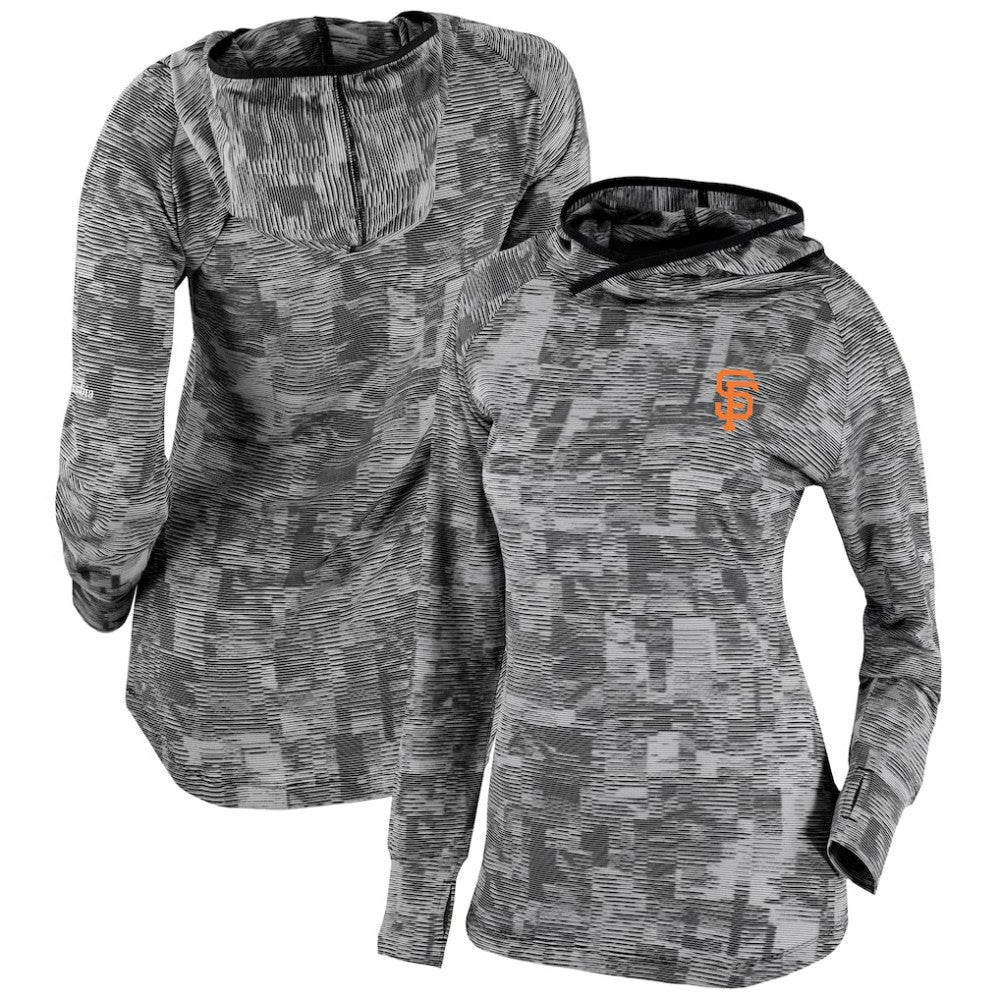 San Francisco Giants Women's Omni-Wick Sunday Ball Pullover Hoodie Black | Columbia