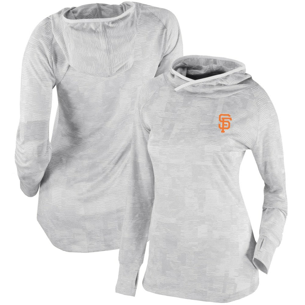 San Francisco Giants Women's Omni-Wick Sunday Ball Pullover Hoodie White | Columbia
