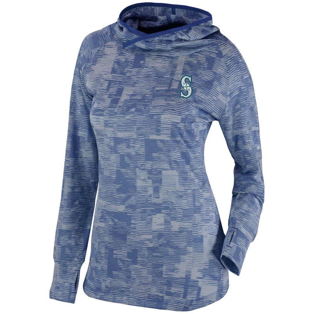 Seattle Mariners Women's Omni-Wick Sunday Ball Pullover Hoodie Navy | Columbia