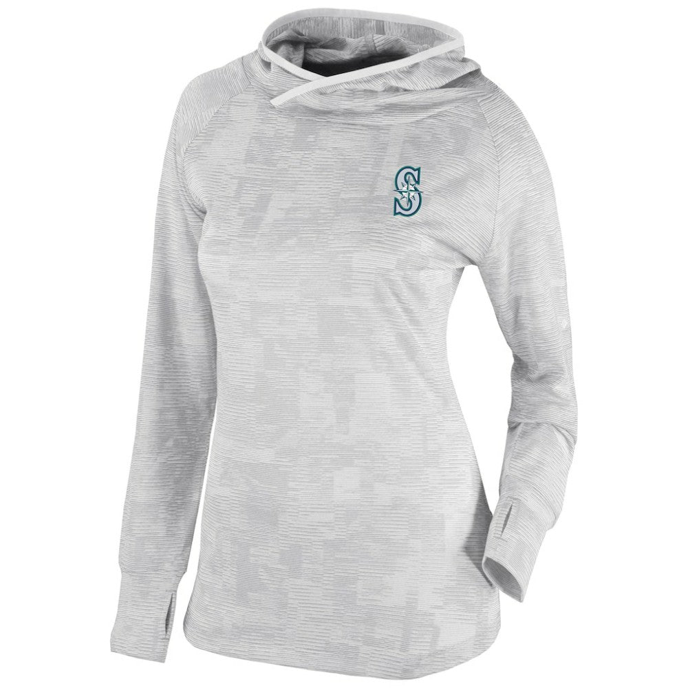 Seattle Mariners Women's Omni-Wick Sunday Ball Pullover Hoodie White | Columbia