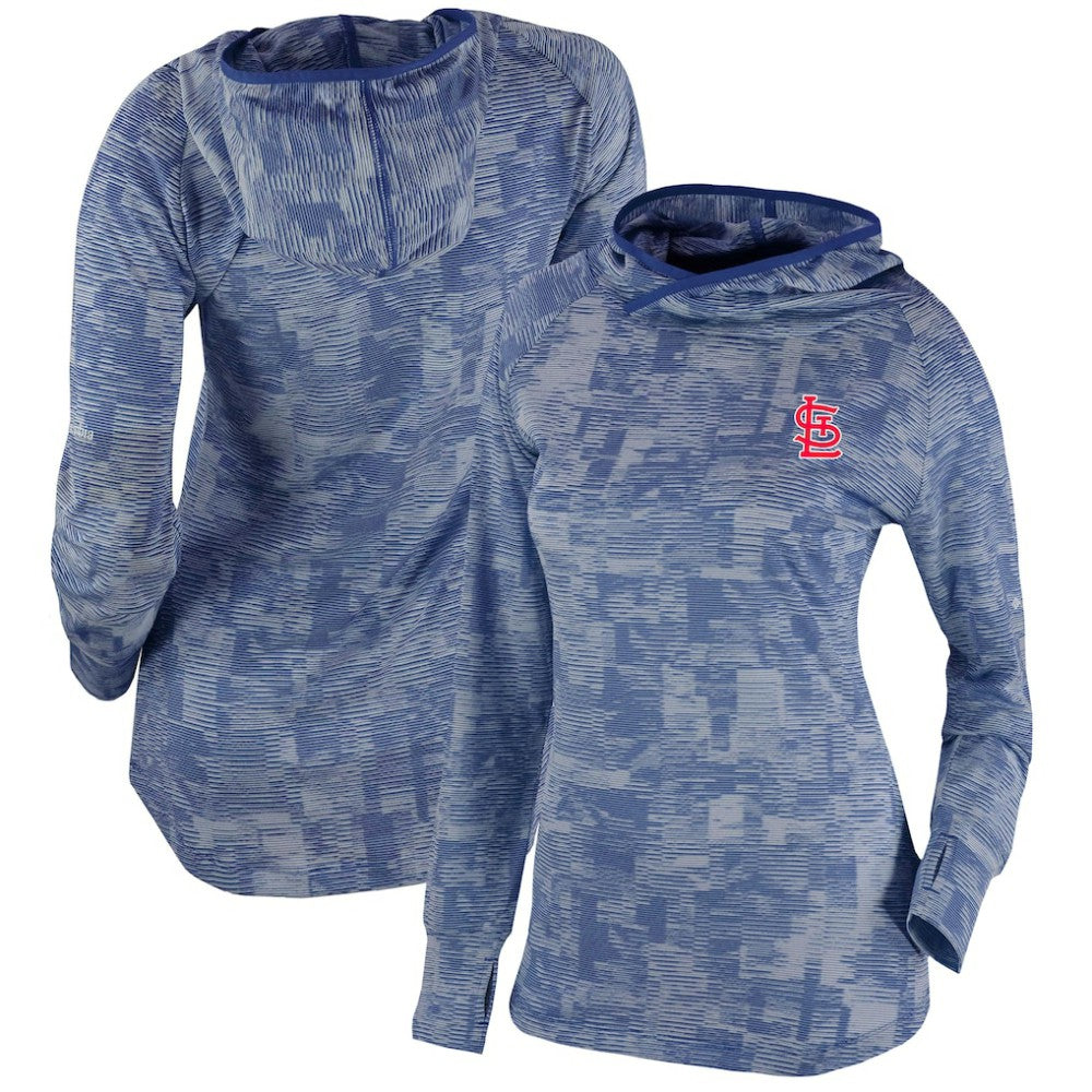 St. Louis Cardinals Women's Omni-Wick Sunday Ball Pullover Hoodie Navy | Columbia