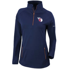 Cleveland Guardians Women's Omni-Wick Outward Nine Quarter-Zip Pullover Top Navy | Columbia
