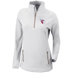 Cleveland Guardians Women's Omni-Wick Outward Nine Quarter-Zip Pullover Top White | Columbia