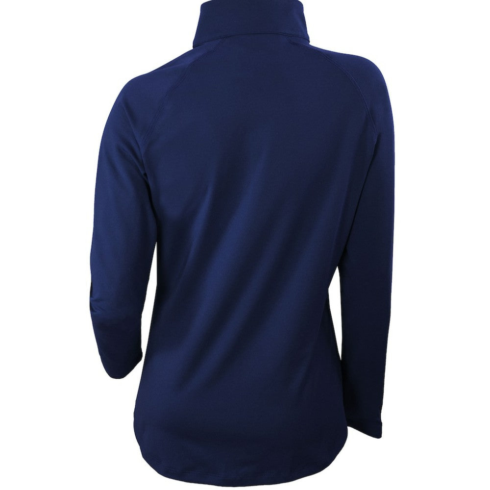 Houston Astros Women's Omni-Wick Outward Nine Quarter-Zip Pullover Top Navy | Columbia