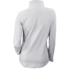 New York Yankees Women's Omni-Wick Outward Nine Quarter-Zip Pullover Top White | Columbia