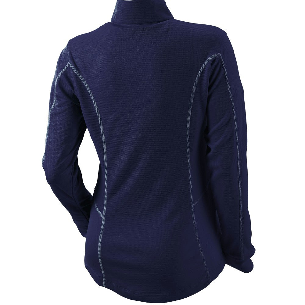 Cleveland Guardians Women's Omni-Wick Shotgun Quarter-Zip Pullover Top Navy | Columbia