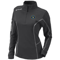 Milwaukee Brewers Women's Omni-Wick Shotgun Quarter-Zip Pullover Top Charcoal | Columbia