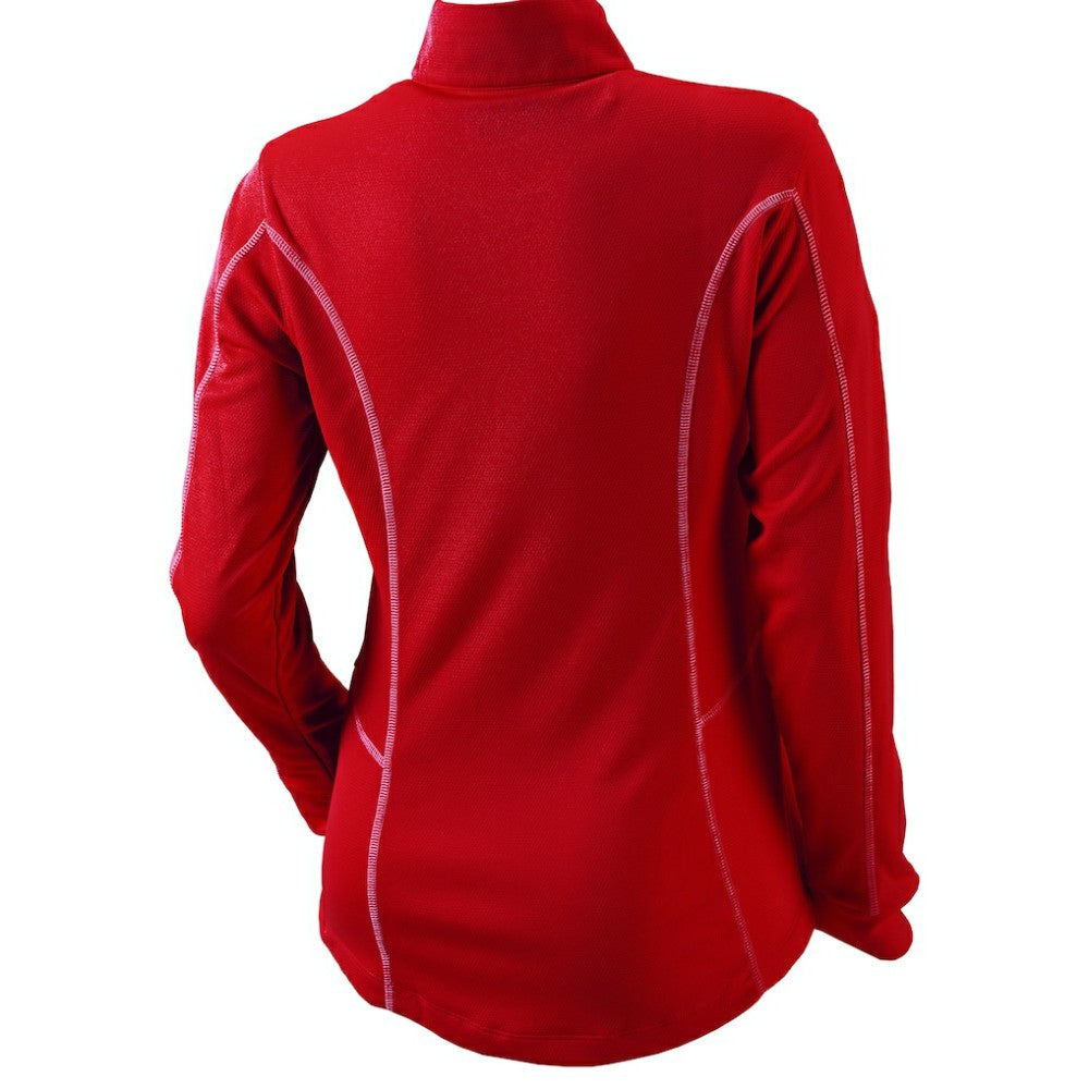 Philadelphia Phillies Women's Omni-Wick Shotgun Quarter-Zip Pullover Top Red | Columbia