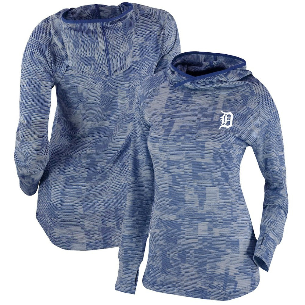Detroit Tigers Women's Omni-Wick Sunday Ball Pullover Hoodie Navy | Columbia