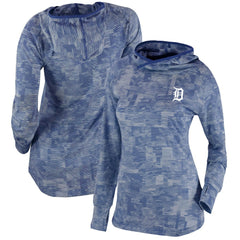 Detroit Tigers Women's Omni-Wick Sunday Ball Pullover Hoodie Navy | Columbia