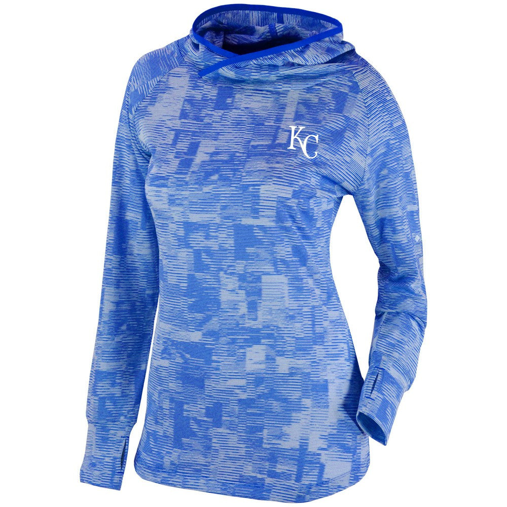 Kansas City Royals Women's Omni-Wick Sunday Ball Pullover Hoodie Royal | Columbia
