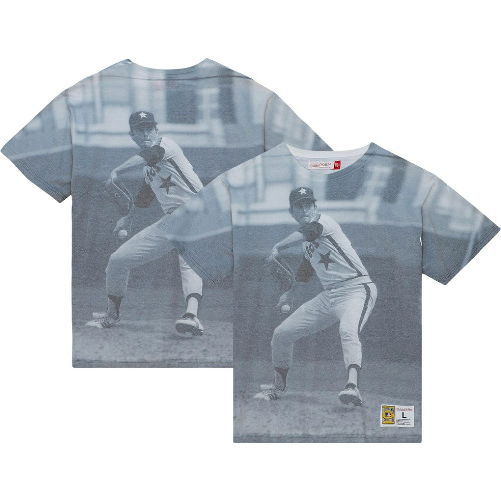 Nolan Ryan Houston Astros Cooperstown Collection Highlight Sublimated Player Graphic T-Shirt | Mitchell & Ness